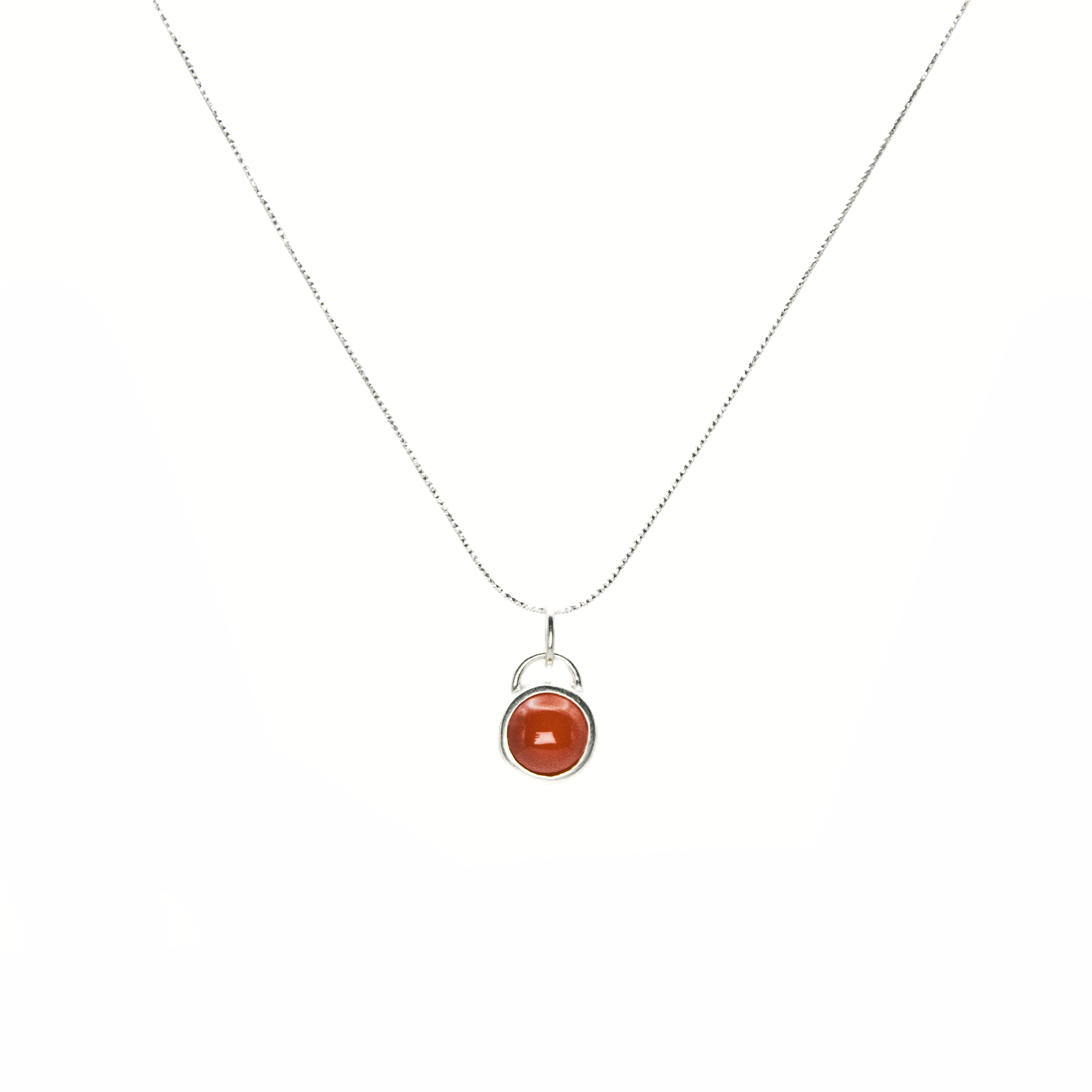 Collar 'Lux Terra' Cornalina Plata 950